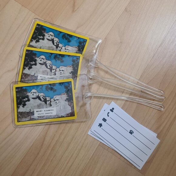 Mount Rushmore Luggage Tags - Picture 1 of 4